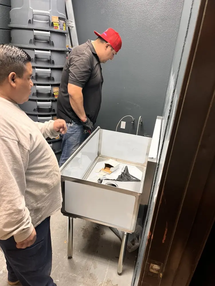 Commercial plumbing and sink installation in Valley Center